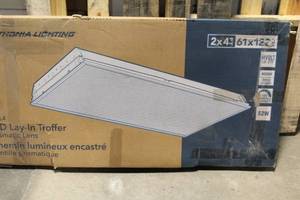 lot A-78 image: Lithonia Lighting 2x4 LED Lay-In Troffer with Prismatic Lens