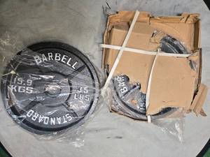 Lot of a pair of 35LB 2-inch Weight Plates (NEW)