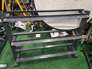 lot 115 image: Lot of a 3 Tier Commercial Dumbbell Rack (Used)