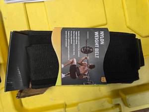lot 158 image: NYLON WEIGHT BELT (NEW)
