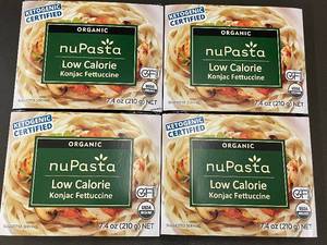 lot 28 image: Organic nuPasta Low Calorie Konjac Fettuccine - 4 Pack