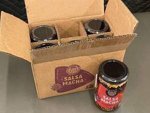 lot 37 image: Tia Lupita Salsa Macha with Chilies, Cranberries, and Pepitas - 7.5 oz Jars