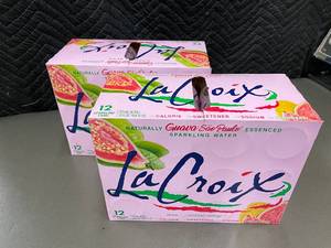 lot 47 image: 2 Packs of LaCroix Guava Sao Paulo 24 Cans