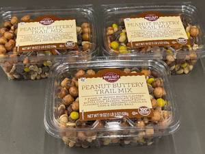 lot 51 image: Set of 3 Wellesley Farms Peanut Buttery Trail Mix 19 oz each
