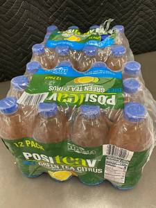 lot 423 image: 23  Pack of PosiTeaV Diet Green Tea Citrus Bottled Beverages