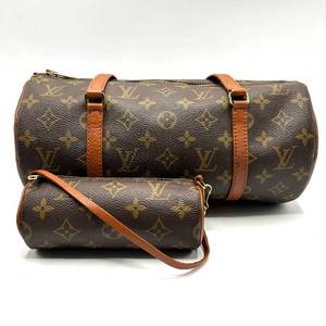 lot 11A image: Louis Vuitton Monogram Papillon 30 with Mini Papillon Pouch Pre-Owned Retail $1,200