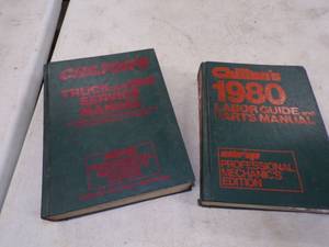 lot 8 image: Pair of Chiltons Parts Manuals
