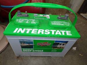 lot 16 image: Interstate Deep Cycle Battery