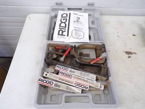 lot 30 image: Ridgid Mortising Kit with 4 Bits and Case