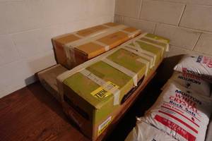 lot 426O image: 2 Artificial Christmas Trees