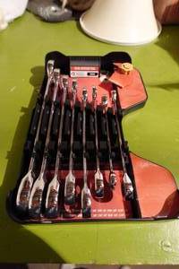 lot 322D image: Craftsman Dual Ratcheting Wrench Set