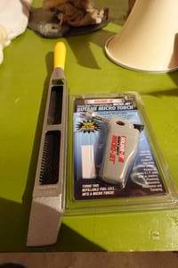 lot 426D image: Butane Micro Torch and Stanley File Rasp