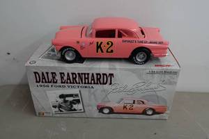 lot 208 image: Action Dale Earnhardt 1956 Ford Victoria 124 Scale Stock Car Replica