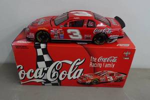 lot 223 image: Action Dale Earnhardt 1998 Coke 124 Scale Stock Car Replica