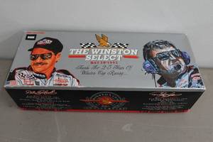 lot 235 image: Action Dale Earnhardt Winston 25th Anniversary 124 Scale Stock Car Replica