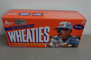 lot 237 image: Action Dale Earnhardt 1997 Wheaties 124 Scale Black Window Bank