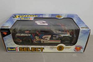 lot 242 image: Revell Select Dale Earnhardt 1999 Superman 124 Scale Stock Car Replica