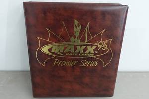 lot 293 image: Maxx Race Cards 1995 Card Set in Binder