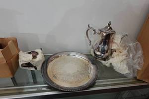 lot 327 image: Silverplate Serviceware