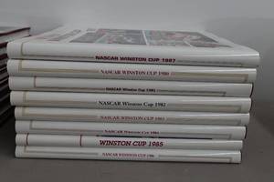 lot 357 image: NASCAR Winston Cup 1980-1987 Books