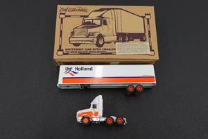 lot 378 image: Ertl USF Holland Truck and Trailer 164 Scale Replica