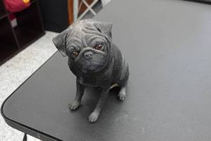 lot 391 image: Pug Dog Lawn Ornament