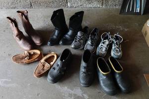 lot 404 image: Assorted Shoes - Red Wings Size 10