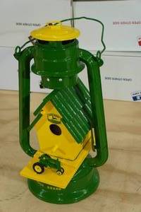 lot 90 image: John Deere Lantern Bird House