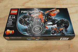 lot 131 image: Lego Technic Quad Bike 199 Piece Building Set
