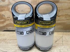 lot 56 image: Lot of 2 - LED Handy Lantern Defiant Model # 1005 409 962 - 0515251.90