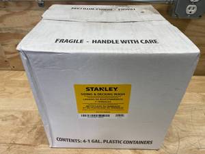 lot 61 image: Case of Stanley Siding and Decking Wash Concentrated Professional Grade Pressure Washer Detergent
