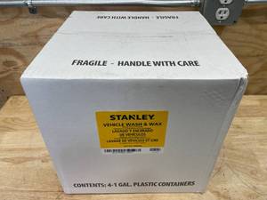 lot 63 image: Case of Stanley Vehicle Wash and Wax Pressure Washer Detergent