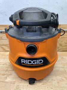lot 34 image: RIDGID 16 Gallon 6.5 Peak HP NXT Shop Vacuum Wet Dry Vac Model # HD16000