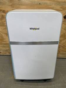 lot 40 image: Whirlpool 5500 BTU DOE 115-Volt Vented Small Room Portable Air Conditioner Model # WHAP081BWC