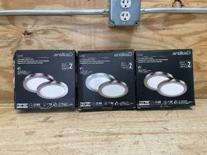 lot 26 image: Lot of 3 - Artika Lumo LED Closet Lights 2 Packs