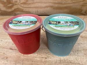 lot 122 image: Lot of 2 - Patio Essentials Citronella Candle