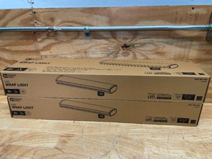 lot 135 image: Lot of 2 - LED Wrap Light Commercial Electric