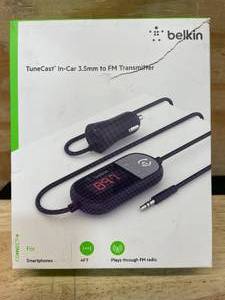 lot 132 image: Belkin Tunecast In-Car 3.5mm to FM Transmitter For Smartphones