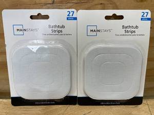 lot 151 image: Lot of 2 Packs of - Bathtub Strips Textured To Prevent Slipping