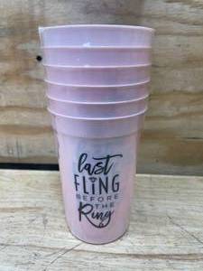 lot 156 image: Lot of 6 - Last Fling Before The Ring Cups