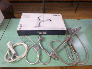 lot 20 image: Kohler Kitchen Faucet and Shower Heads