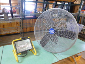 lot 28 image: Fans and Shop Light
