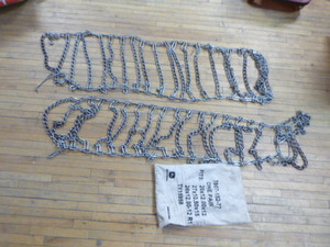 lot 83 image: Pair of John Deere Tire Chains