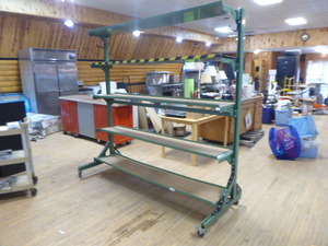 lot 120 image: 5-Tier Shelving on Casters