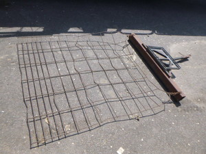lot 165 image: Homemade Pull Behind Drag Harrow