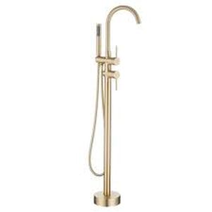 FORIOUS 2-Handle Claw Foot Tub Faucet with Hand Shower in Gold  Customer Returns See Pictures