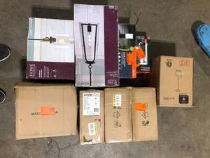 lot 18 image: Lot of Assorted Lighting Various Models and Conditions  Customer Returns See Pictures
