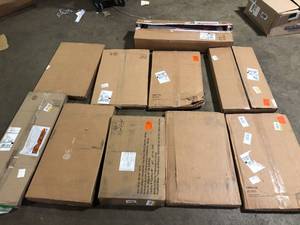 lot 2 image: Lot of Assorted Cabinets and Shelving Various Models and Conditions Customer Returns See Pictures