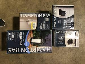 lot 39 image: Lot of Assorted Outdoor Lighting Various Models and Conditions   Customer Returns See Pictures