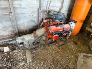 lot 11 image: Engine, Transmisstion & Chain Hoist